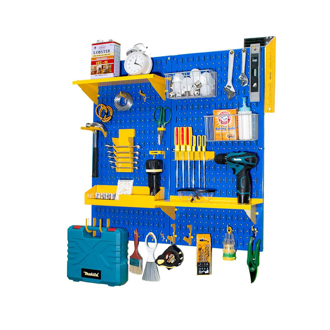 Bảng Treo Đồ Nghề Pegboard Cơ Khí SMLIFE D1 Blue - Lưu Trữ Trưng Bày Dụng Cụ Sửa Chữa Thông Minh Dễ Tìm Kiếm