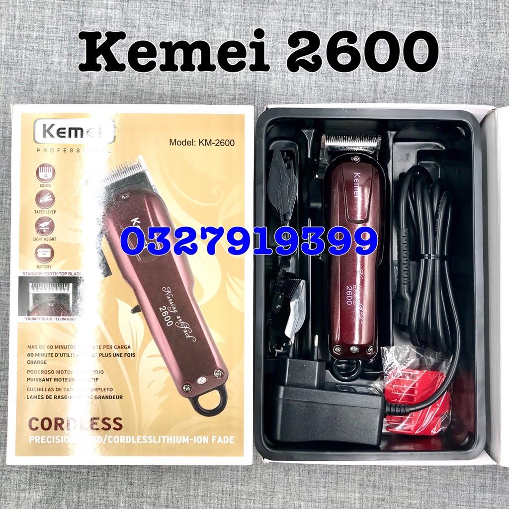 Tông đơ cắt tóc cao cấp Kemei 2600