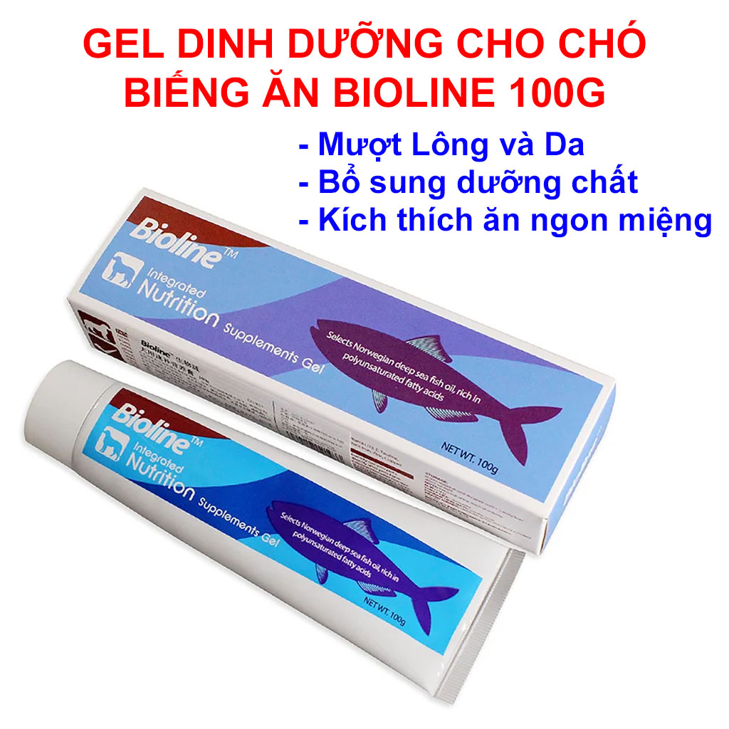Gel Dinh Dưỡng Cho Chó BIOLINE Nutrition Supplement Gel 100g