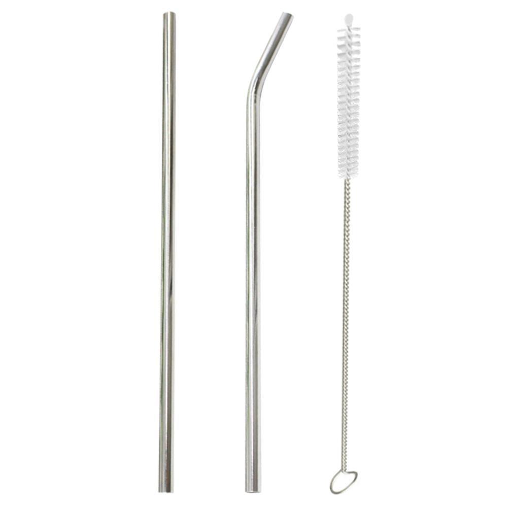 Bộ 2 ống hút bằng thép không gỉ kèm cọ rửa