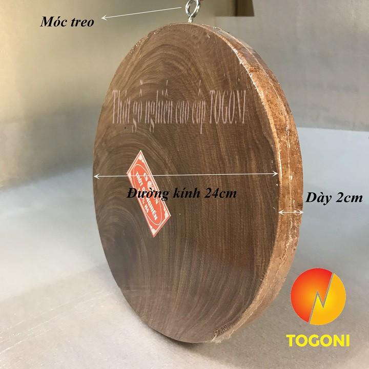 Thớt gỗ nghiến tròn đường kính 29cm - 30cm, Thớt gỗ nghiến tây bắc không tâm, không lên mùn, không nứt nẻ