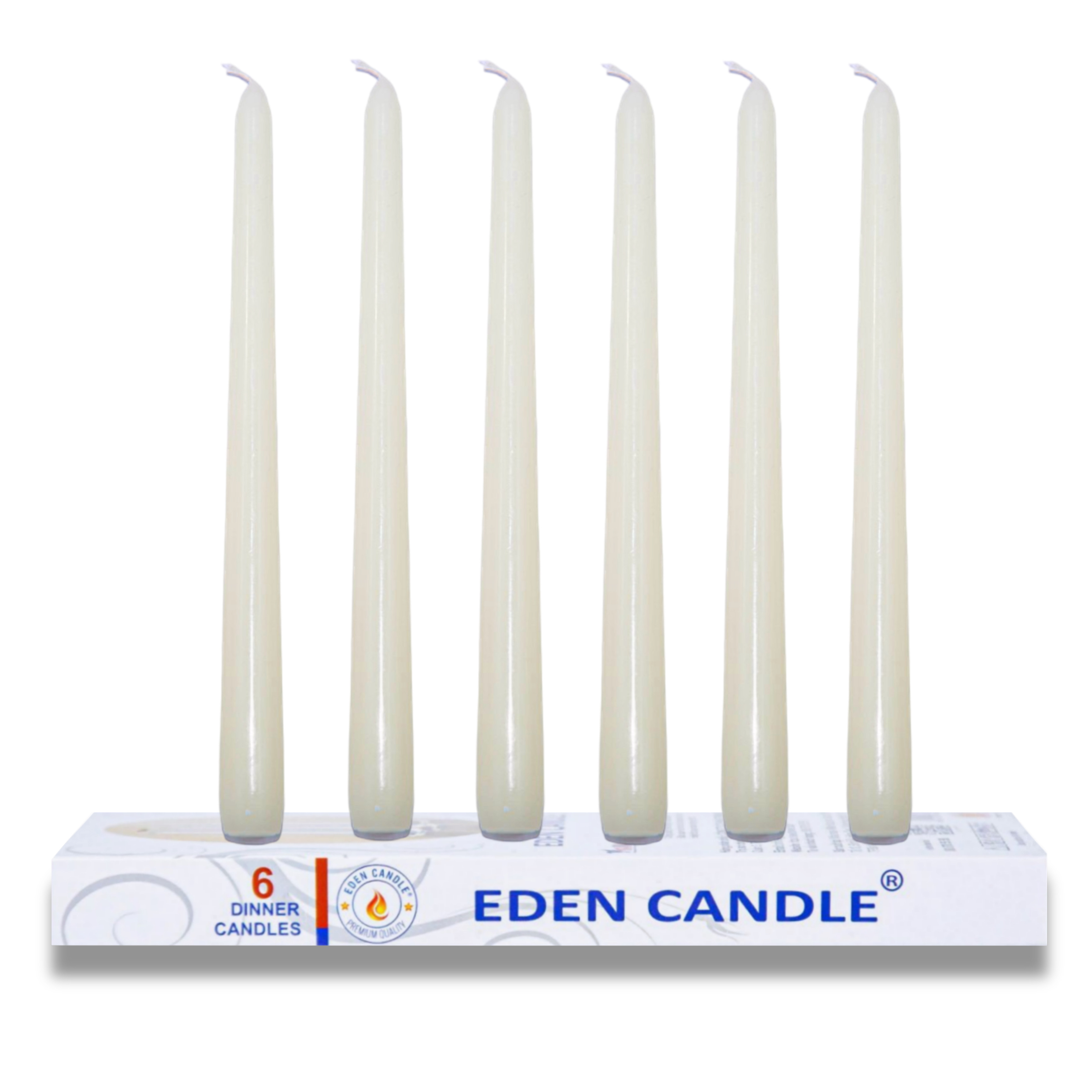 Hộp 6 Nến Thơm Taper Eden Candle FTRAMART EDC2331 - Kem
