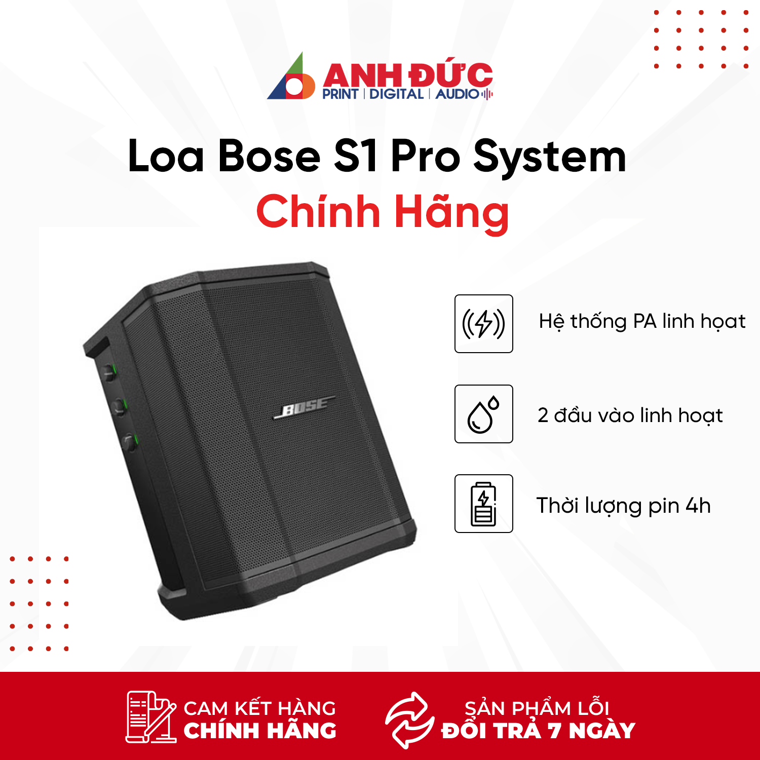 Loa Bos e S1 Pro hàng chính hãng new 100%