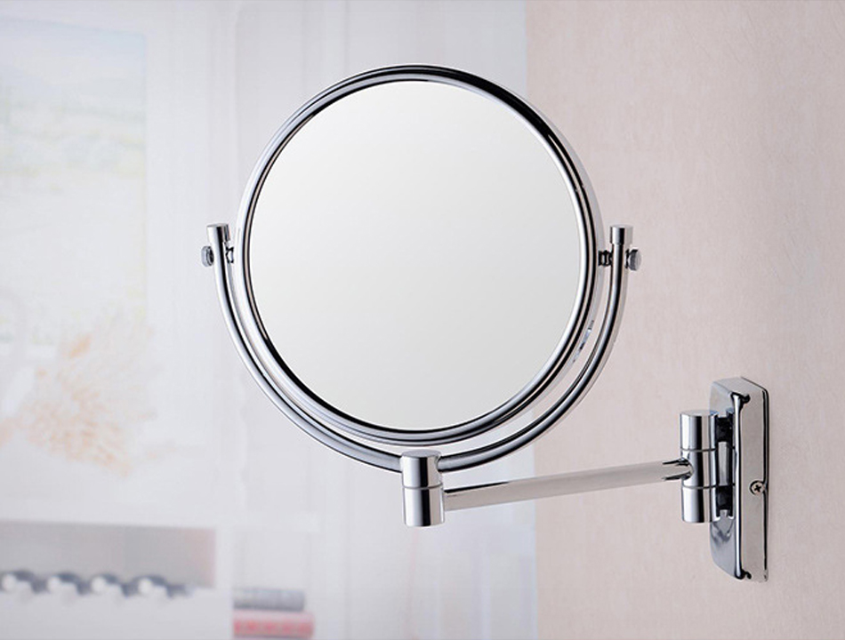 Siêu phẩm mặt gương xoay phóng đại 360 độ dùng để trang điểm, cạo râu trong phòng ngủ, phòng tắm