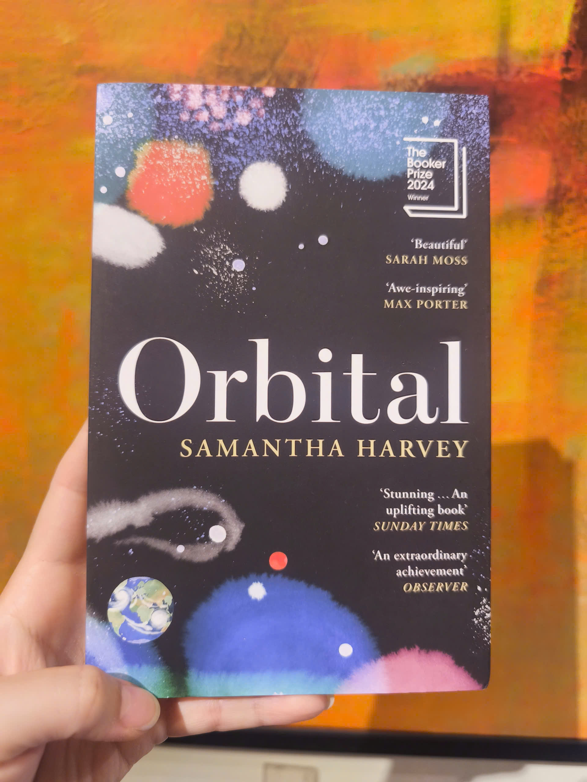 Sách - Orbital by Samantha Harvey - Best Science Fiction &amp; Fantasy/Booker Prize Winner 2024