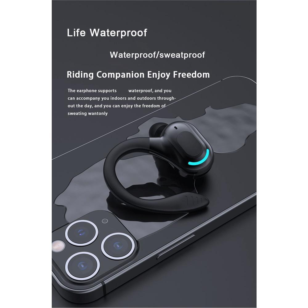 Tai Nghe Nhét Tai Bluetooth 5.2 Không Dây Có Micro F8 Phong Cách Doanh Nhân Chất Lượng Cao