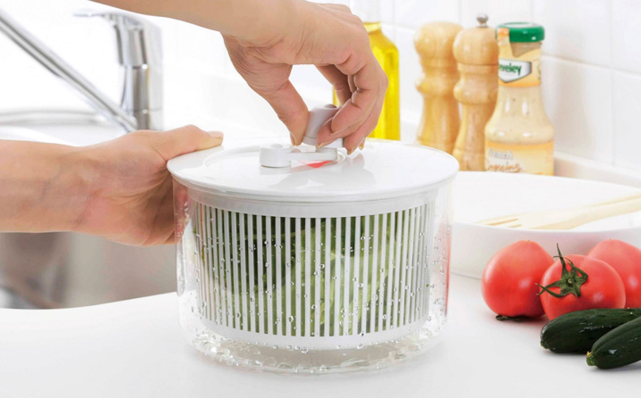Dụng cụ quay rau 360º Yamaken Kogyo Smart Bowl - Hàng nội địa Nhật Bản, nhập khẩu chính hãng