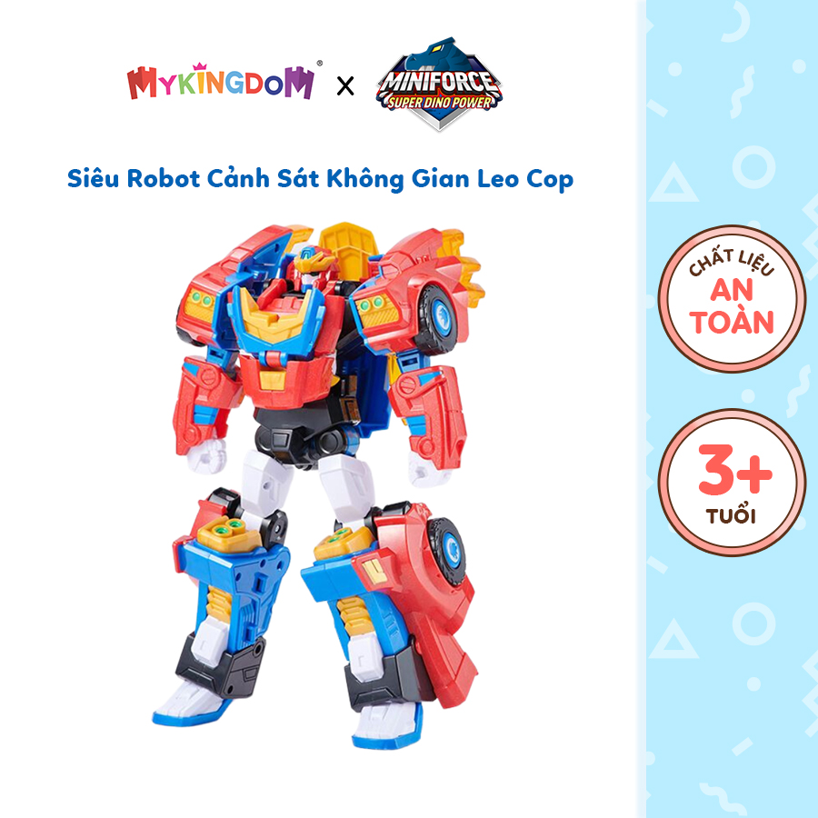 Đồ Chơi MINIFORCE Siêu Robot Cảnh Sát Vũ Trụ Sư Tử Leo Cop 309002