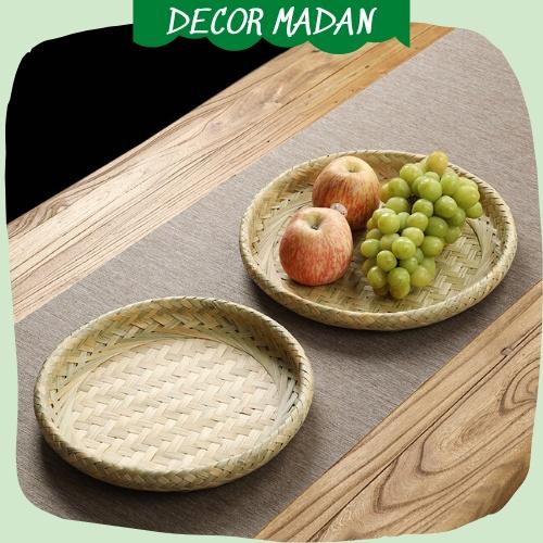 Mẹt Tre ( Loại 1 )Tròn 30cm đan chắc chắn, mâm đựng đồ ăn, đựng bún đậu, đồ ăn vặt, mẹt gà.