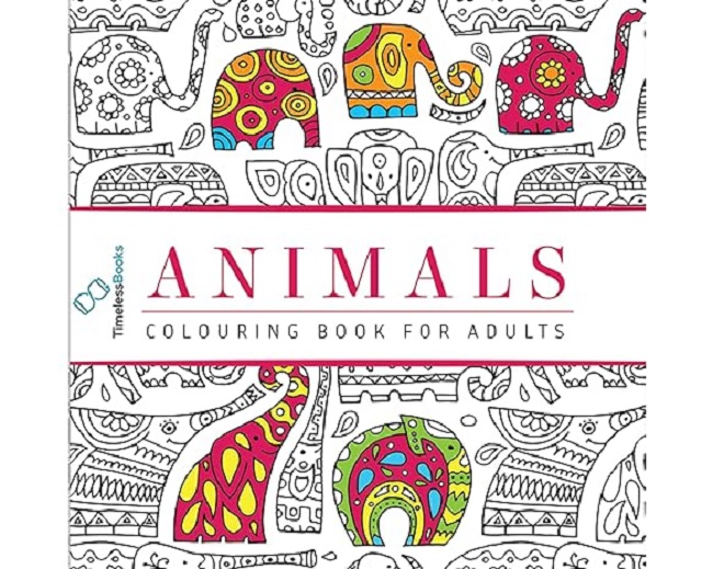 Animals - Adults Colouring Book For Adults