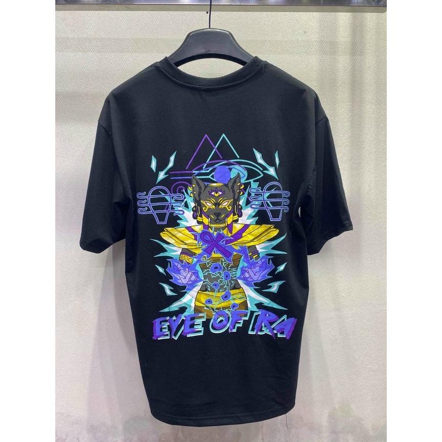Áo thun unisex tay lỡ Streetgang thần Bast đầy đủ tag cổ tag tay || Hany shop