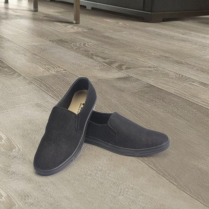 Giày lười nam phong cách GN281 (Đen)