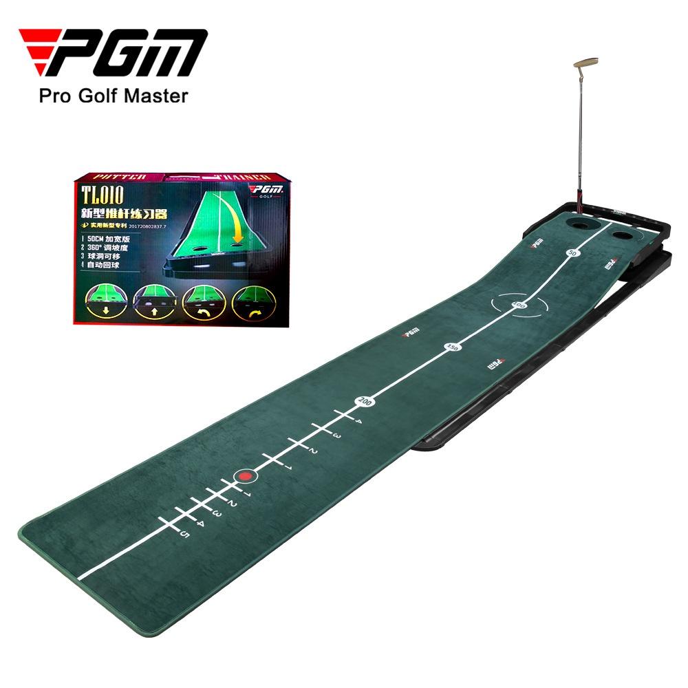 Thảm tập golf Putting 360 độ PGM trong nhà mini luyện cú gạt bóng hiệu quả TT010 - Hàng Chính Hãng