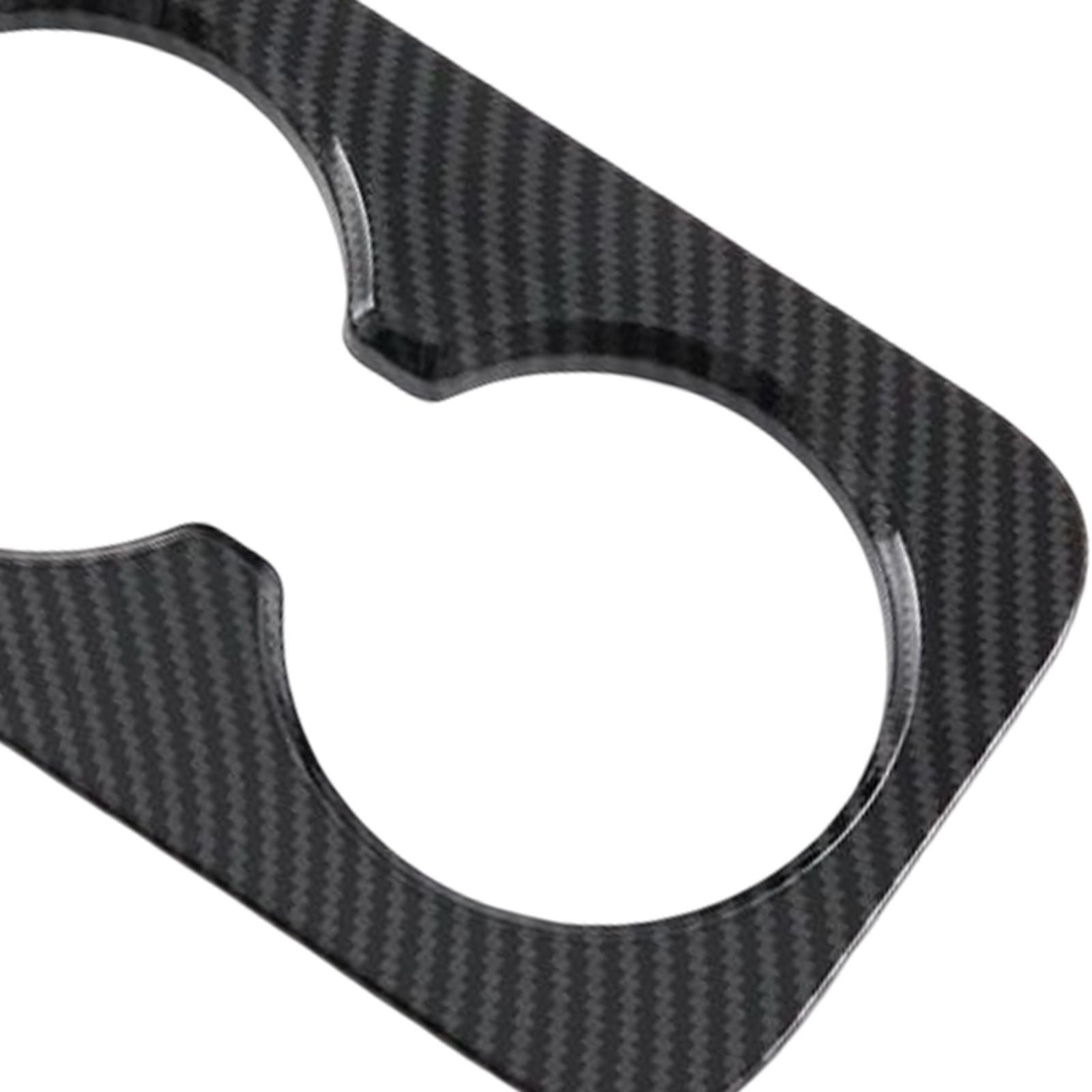 Cup Holder Cover Frame Accessory Decorative Modification, Water Cup Holder, Durable, Easy to Install ,Car Rear , Cup Holder Frame