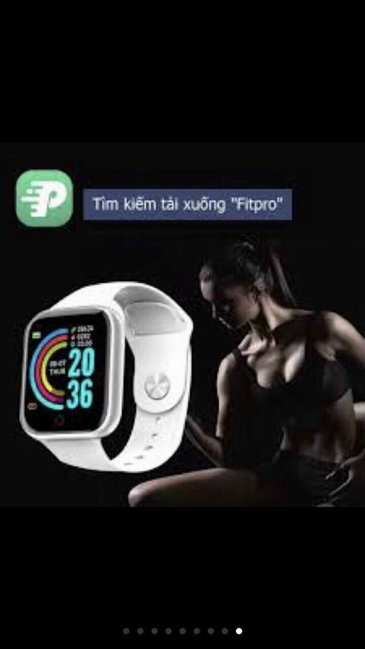 Đồng hồ thông minh nam nữ smartwatch Y68, đo nhịp tim, thông báo cuộc gọi tin nhắn