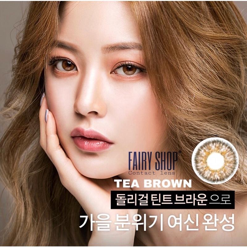 Áp tròng TEA BROWN 14.0mm - FAIRY SHOP CONTACT LENS độ 0 đến 6