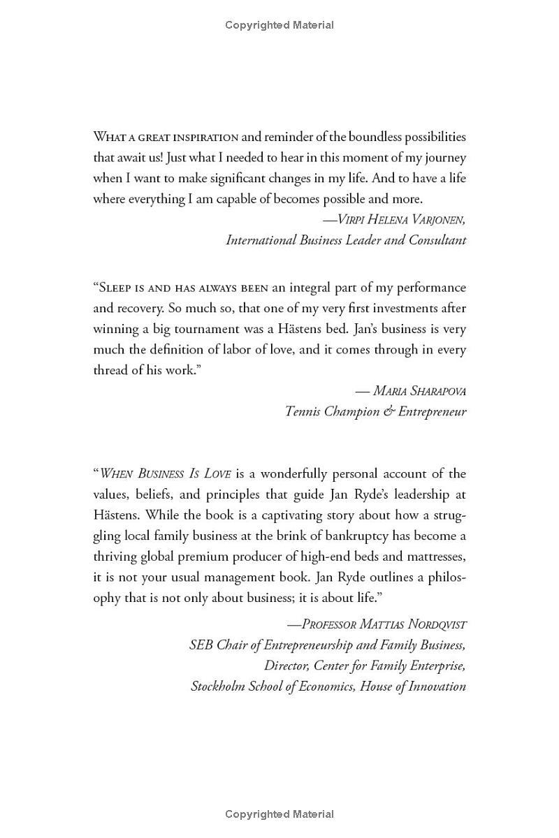 Sách ngoại văn: When Business Is Love