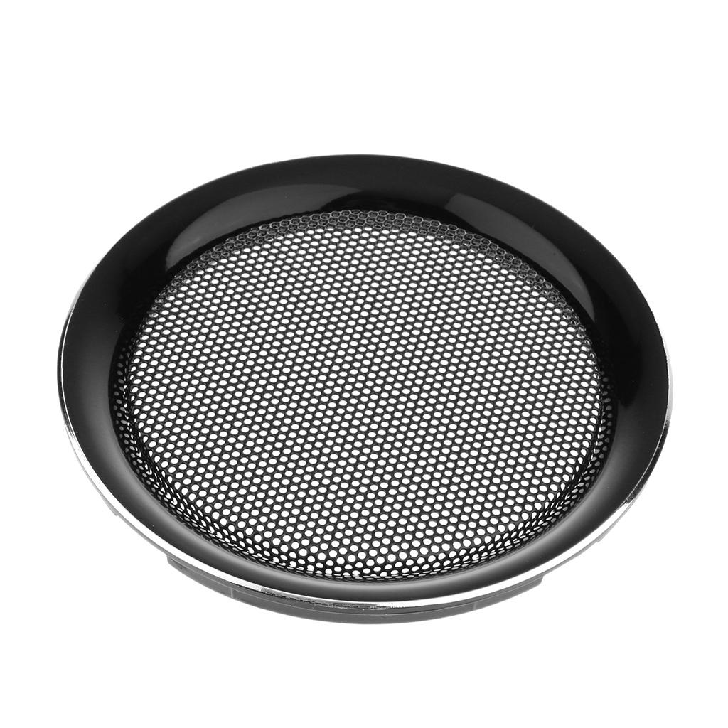 6.5 Inch Speaker Grills Cover Case for Speaker Mounting Home Audio DIY - 177mm Outer Diameter Black