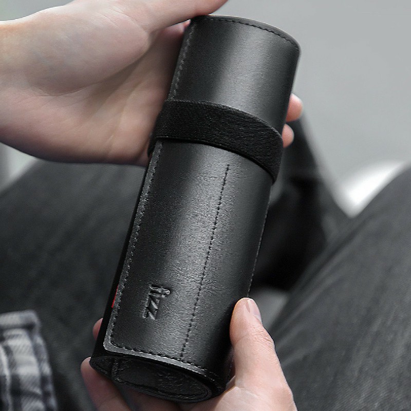 Xiaomi Youpin Fizz Hộp đựng bút chì Dung lượng lớn Túi đựng bút chì Túi tổ chức Túi đựng bút bằng da sợi với 8 cây bút