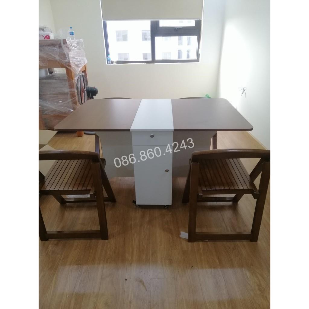 BÀN ĂN NHẬP KHẨU THÔNG MINH GẤP GỌN – BẢO HÀNH 2 NĂM