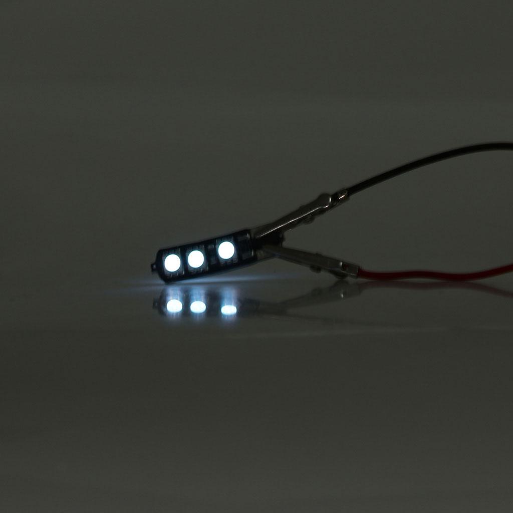 10pcs T10 5050 6SMD W5W LED Flashing Lamp Fire Warning Bulb Width Reading Tail - White