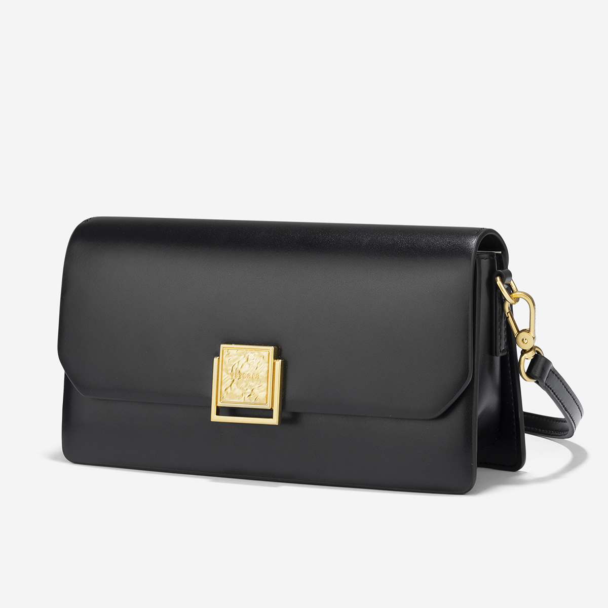 Vascara Túi Leather Phối Khóa Kim Loại - SHO 0246