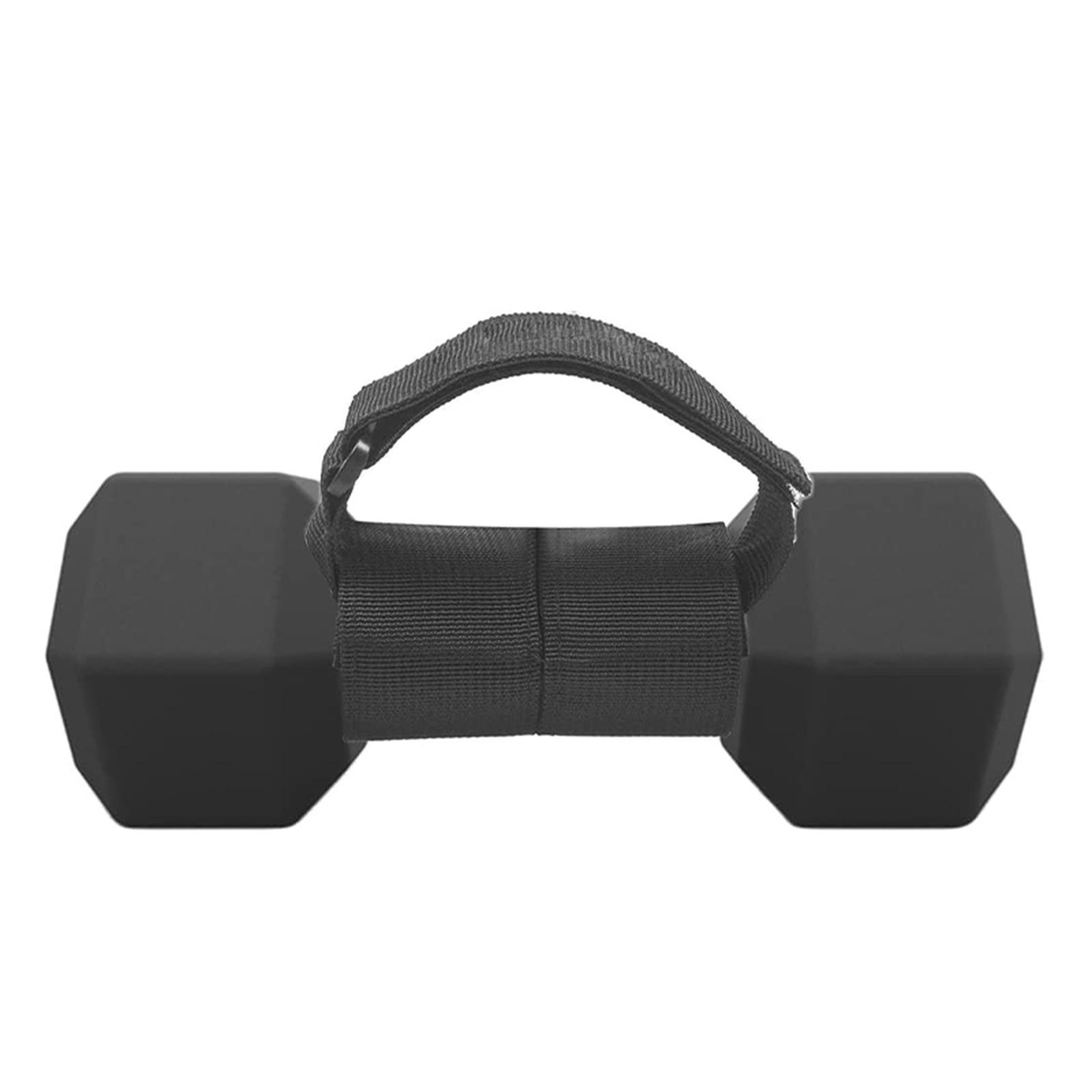 2Pcs Adjustable Weight Dumbbell Ankle Straps Black for Fitness Home Workout