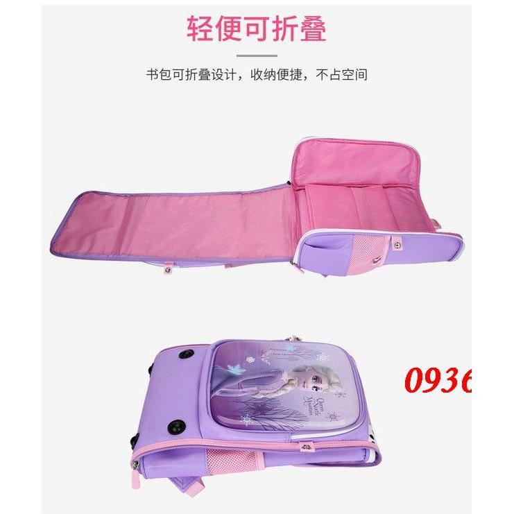 Balo chống gù cho bé trai và bé gái cấp 1, siêu nhẹ, chống nước, phản quang- B5804