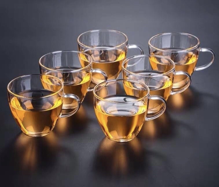 Bộ ấm  thủy tinh pha trà kèm 6 cốc - ANTH567