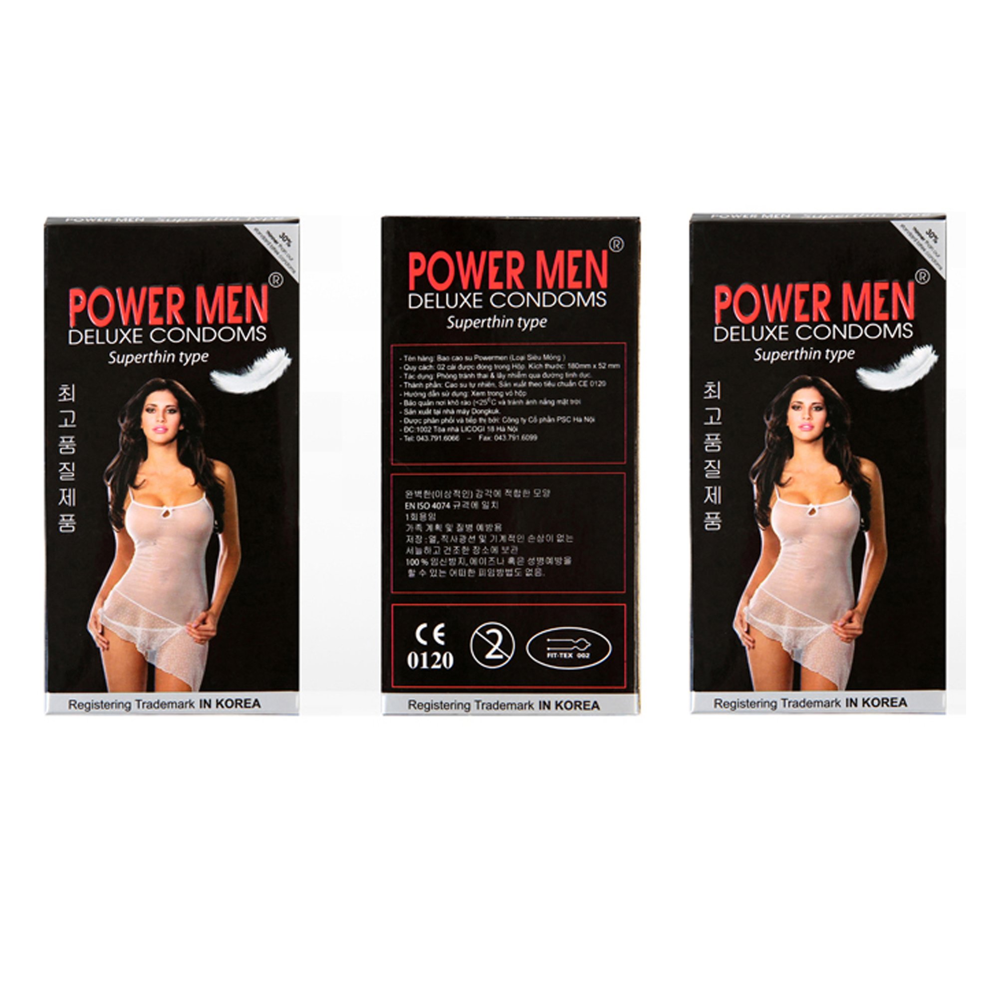 Combo 3 Hộp Bao Cao Su Rẻ Power Men Super Thin - Tặng Kèm Gói Gel Jex Nhật - Hàng Chính Hãng 100% - Che Tên Sản Phẩm