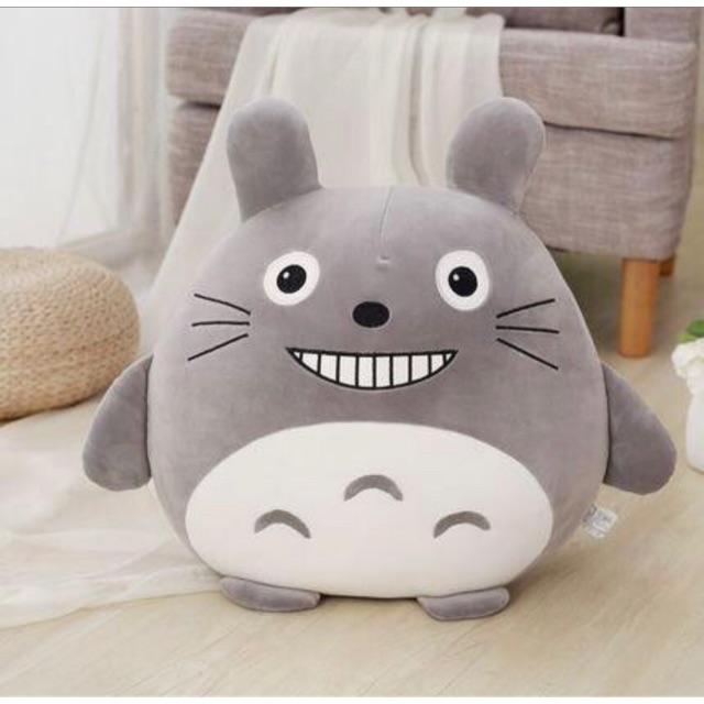 Bộ chăn gối văn phòng đa năng 3in1 hình totoro biểu cảm