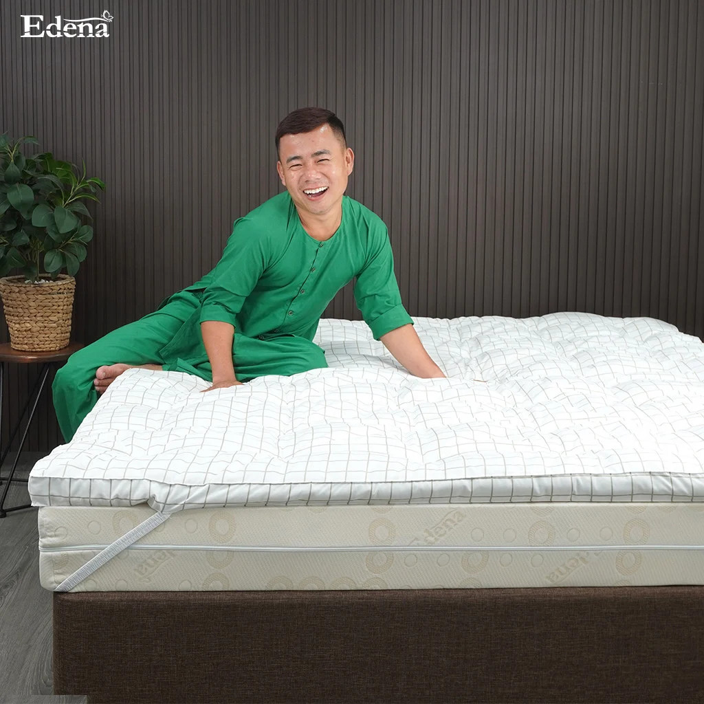 Topper Edena Caro Êm Ái Dày 5cm- Tấm trải làm mềm nệm