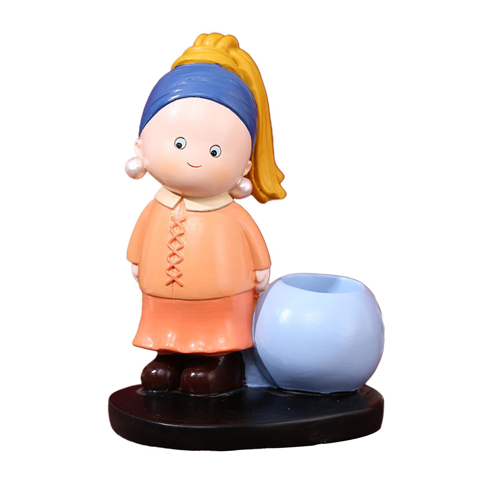 Cartoon Crafts Pen Holder Birthday Gift Cartoon Bedroom