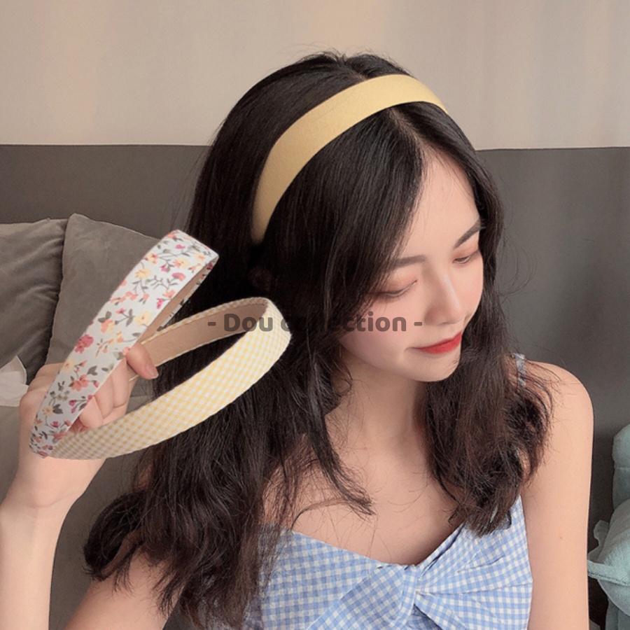Mấn Cài Tóc Turban Họa Tiết Nhiều Màu Phối Với Áo Dài - Handmade - Mã CT009