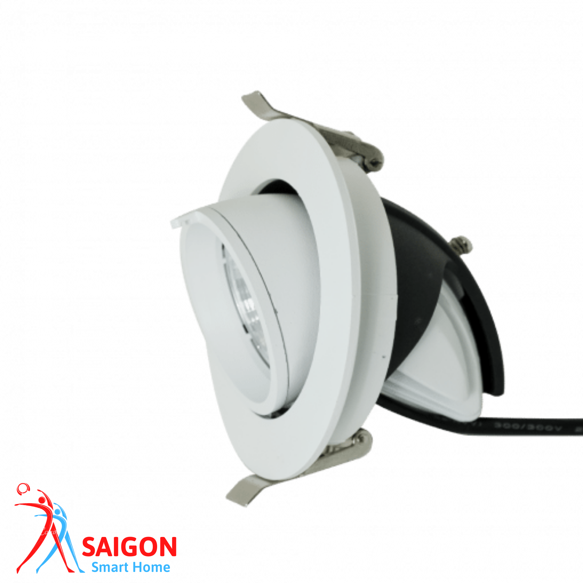 Đèn LED spotlight thông minh âm trần xoay góc