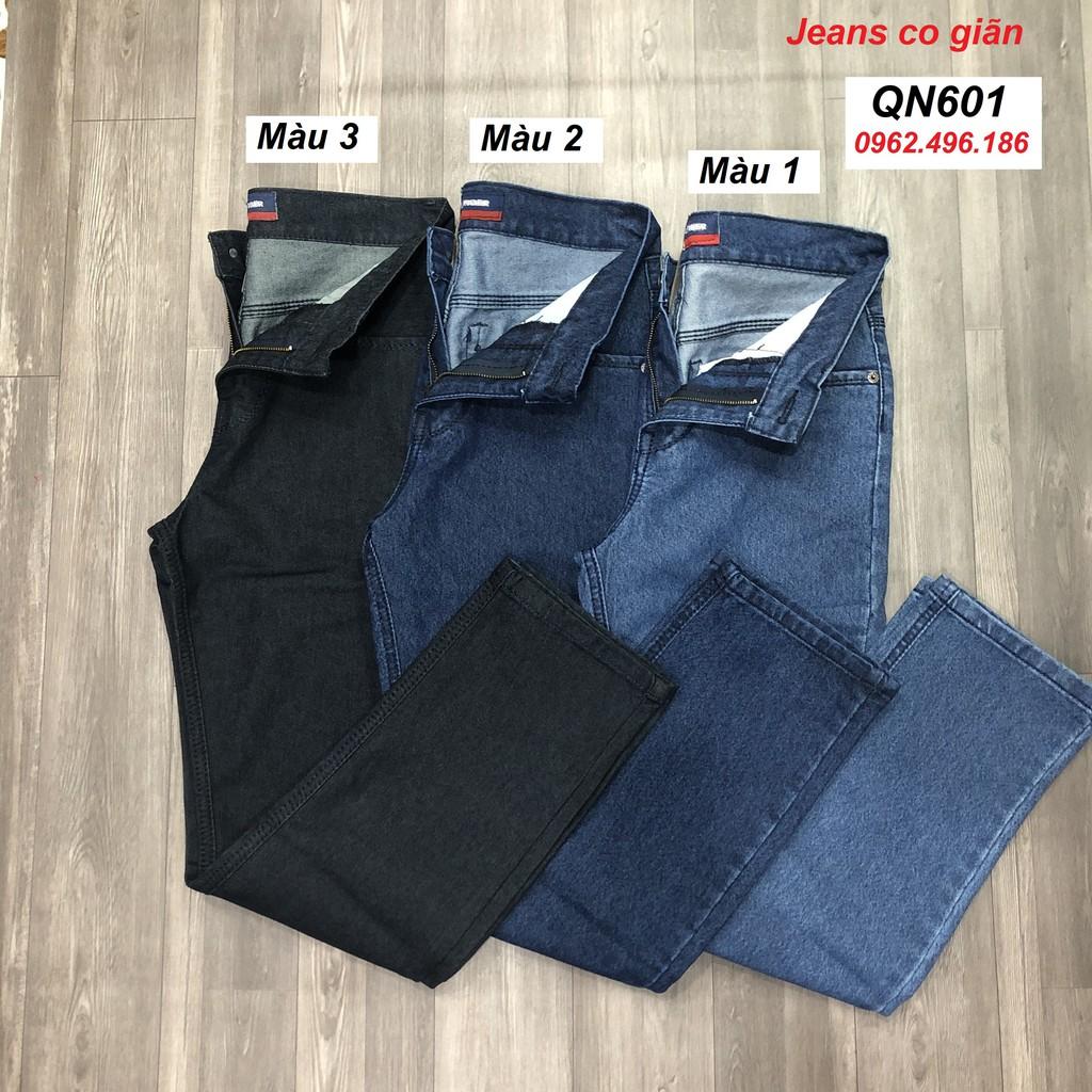 Quần jean Straight Fit (ống suông) co giãn QN601