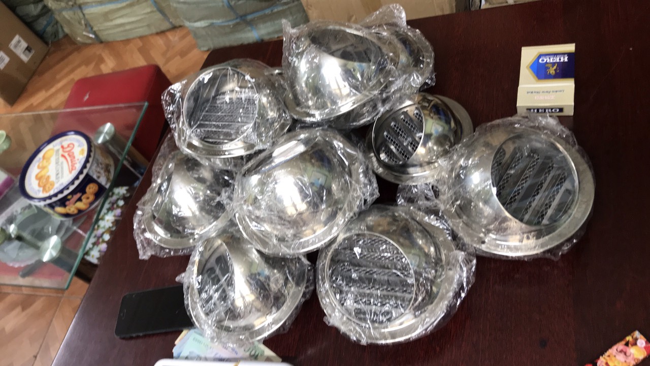 Hàng cao cấp / Chụp Thông hơi-Ventcap, Thông gió. Hút Mùi Inox 304 cao cấp