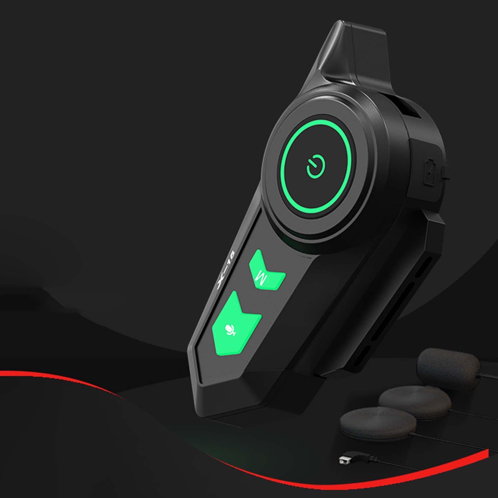 Headset  Earphone Auto Answer Incoming Calls Motorcycle V5.0 Headset  Audio System for Half/Open Face  Riding