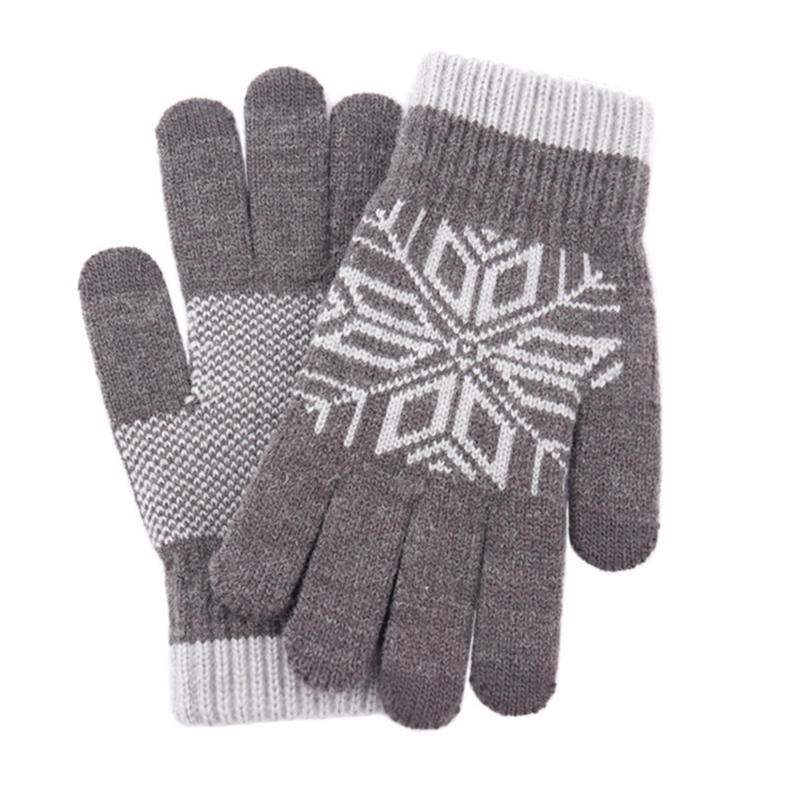 Winter Warm Gloves Touch Screen Mitten Texting Gloves for Skiing