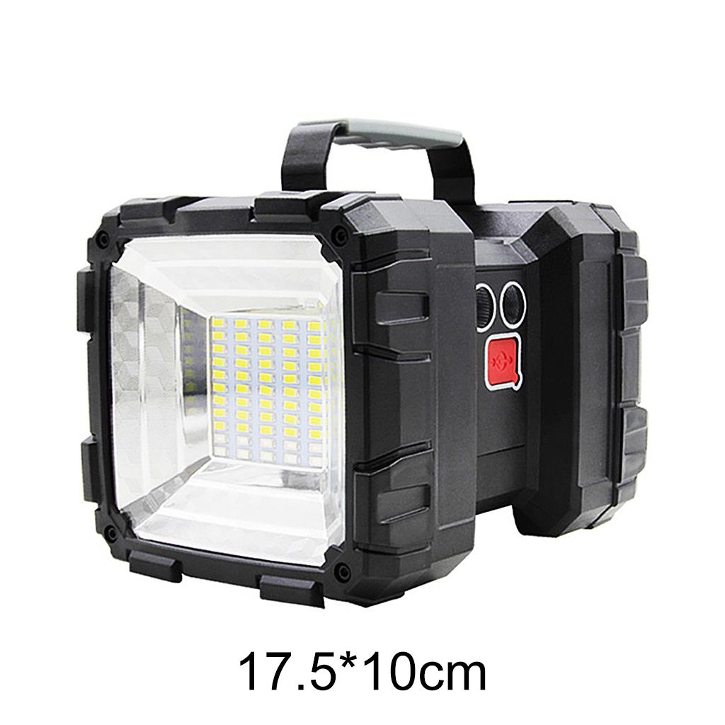 Portable Dual Head Searchlight Handheld Spotlight Flashlight Waterproof