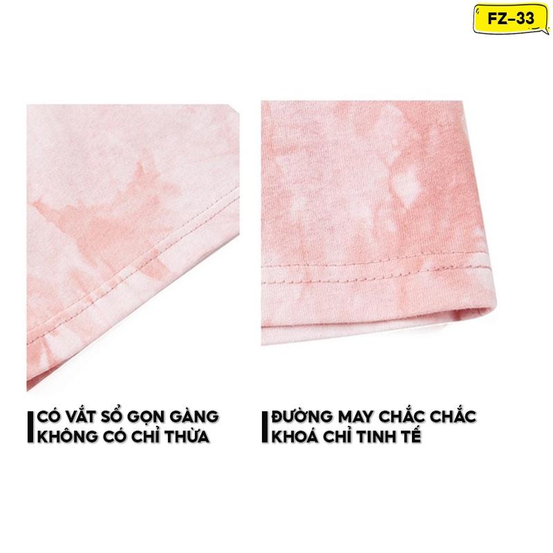 Áo Thun Cổ Tròn Màu Loang In Hình Cá Tính Kích Cỡ Freesize FZ-033