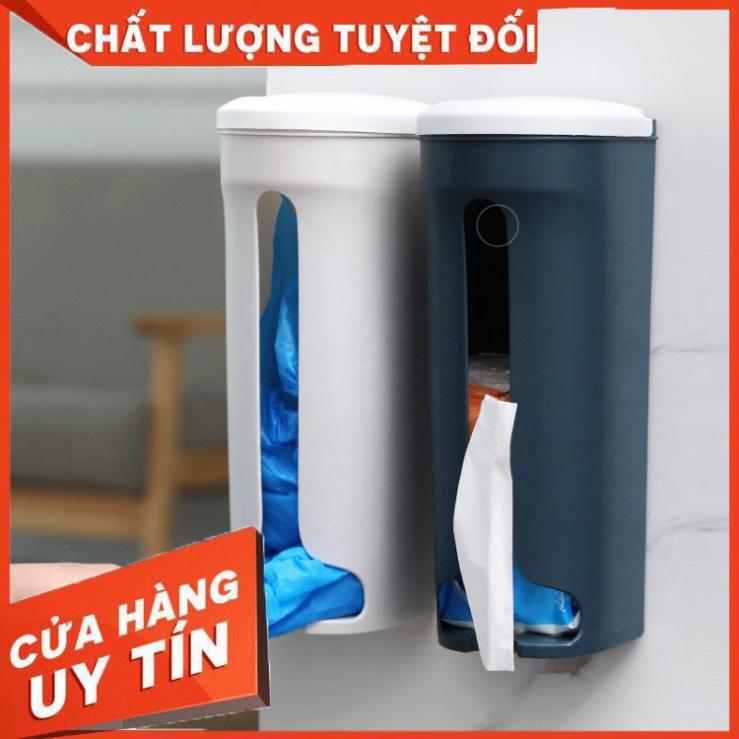 HH Hộp Đựng Túi Ni Lông Dán Tường Tiện Lợi - Mẫu 2