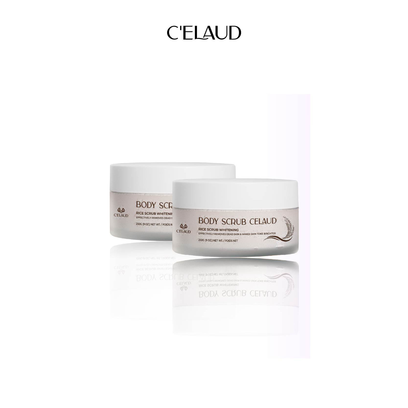 Combo 2 tẩy tế bào chết, tái tạo và làm mịn da Body Scrub Celaud