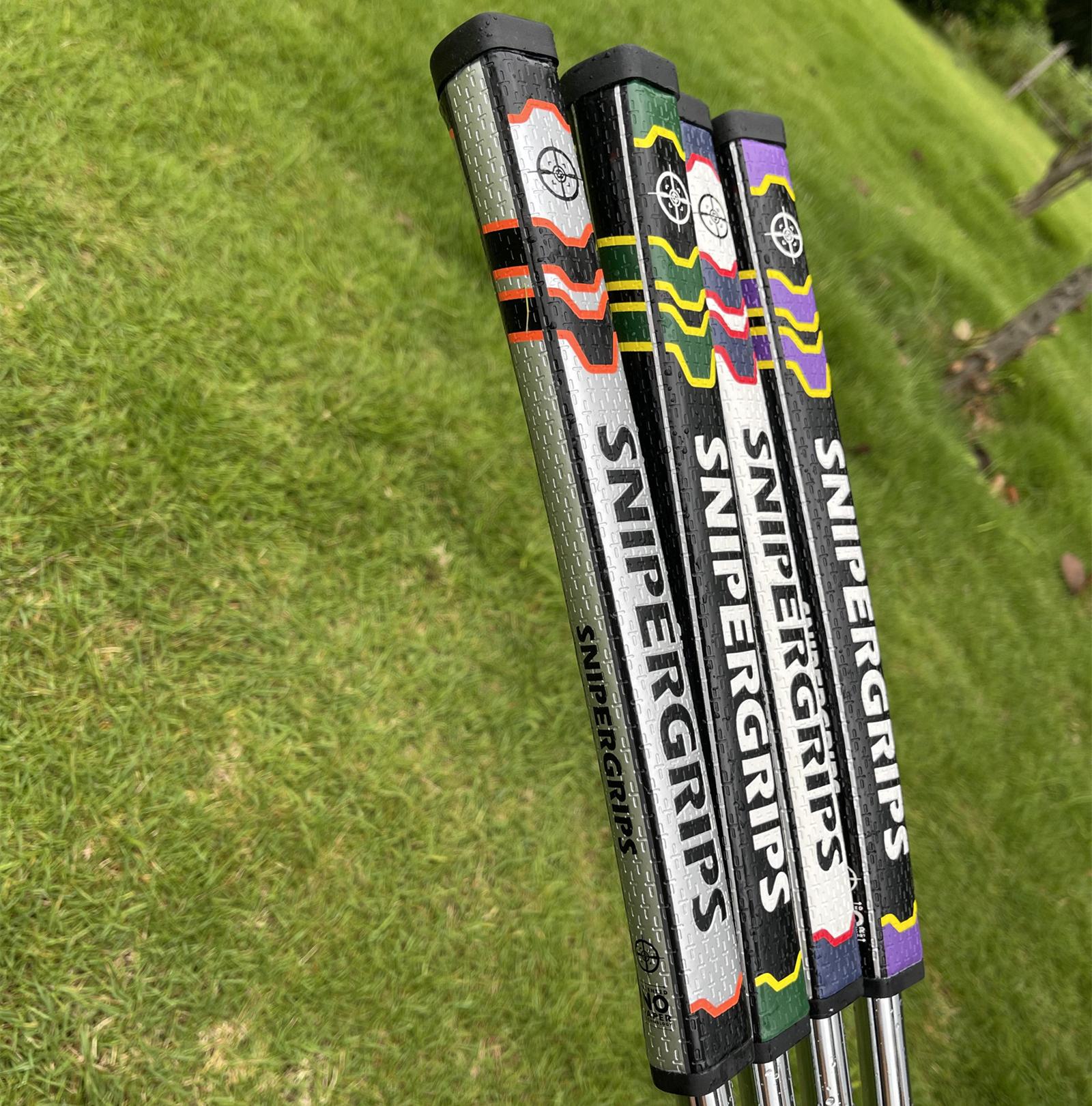 Golf Golf mới Golf Grips Chất liệu PU Vật liệu mềm cảm giác súng lục Aromor Grips Grips 1.0 /2.0 Kích thước Súng lục Reaper Golf Club Grips Color: BlackPurple 2.0