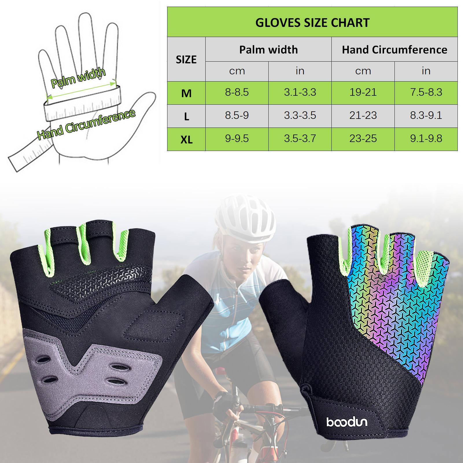 Găng tay thể thao nửa ngón Chống trượt Giảm sốc cho đi xe đạp tập tạ