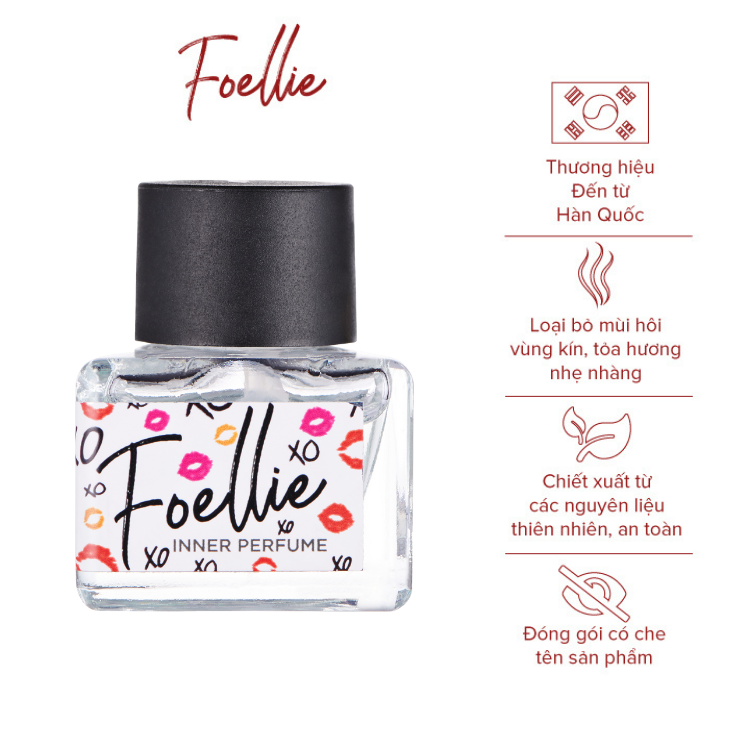 Nước Hoa Vùng Kín Foellie Eau de Miel Inner Perfume Hàn Quốc - Hương Dâu Tây Nhẹ Nhàng 5ml