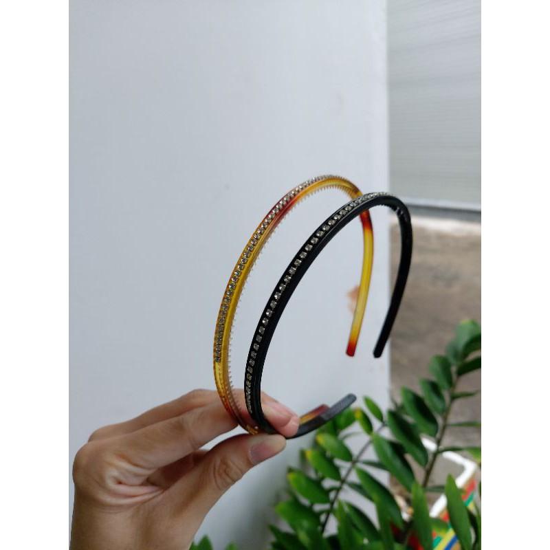 Combo 2 băng đô cài tóc đính đá dễ thương