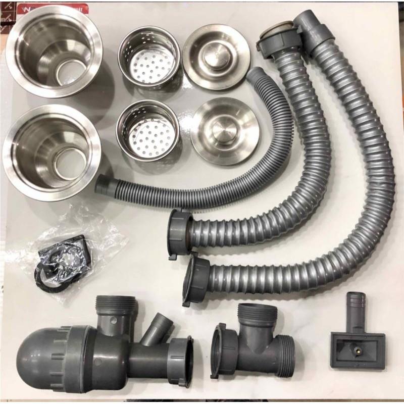 Bộ xã bồn rữa chén 2 hộc