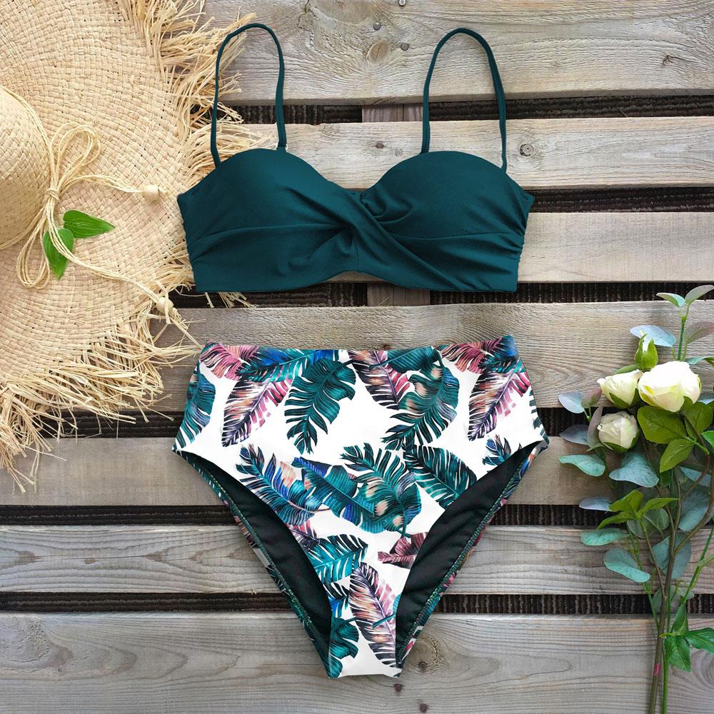Bikini Gợi Cảm 2021 Đồ Bơi Nữ Quần Áo Bơi Nữ Thông Đẩy Lên Bikini Bộ Cao Cấp Quần Bơi Xù Lông Áo Tắm