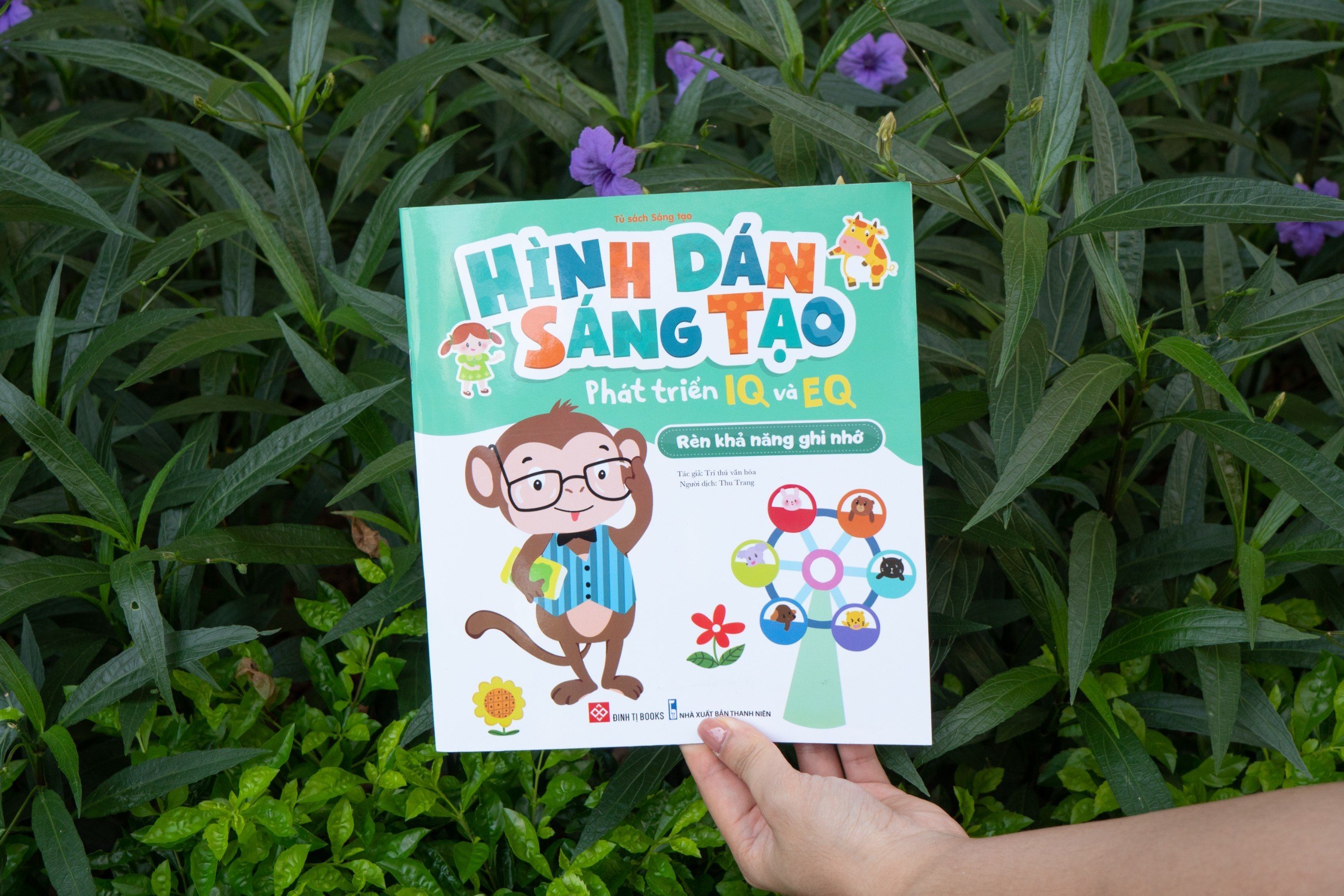 Sách - Combo : Hình dán sáng tạo phát triển IQ và EQ cho bé 3-6 tuổi - Đinh Tị Books